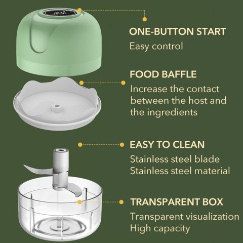Electric home cooking meat grinder