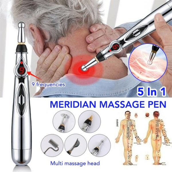 Electric Laser Acupuncture Massager Health Joint Pain Treatment Relief Tool