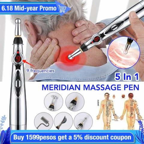 Electric Laser Acupuncture Massager Health Joint Pain Treatment Relief Tool