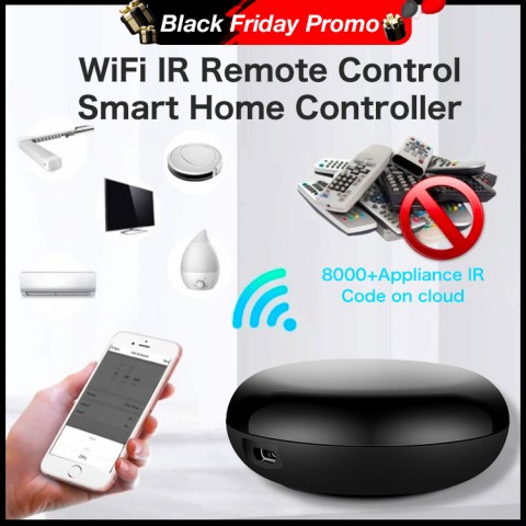 IR Remote Control Smart Home WiFi Remote Controller Smart Life APP Control Compatible with Alexa Google Assistant Voice Control