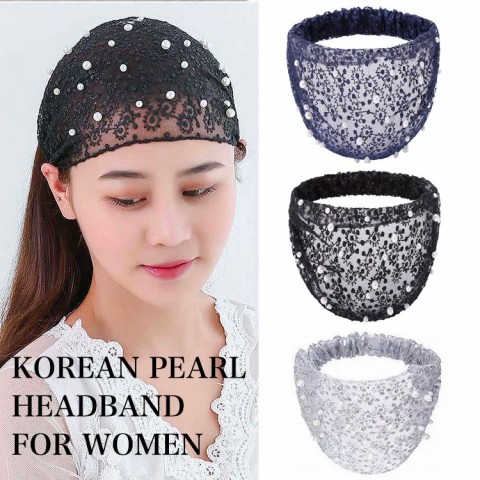 Korean Pearl Headband for Women