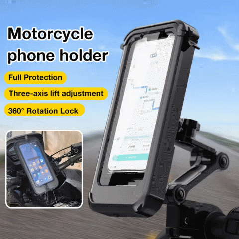 Motorcycle phone holder