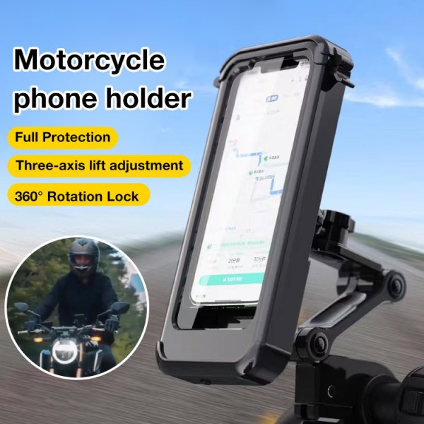 Motorcycle phone holder..