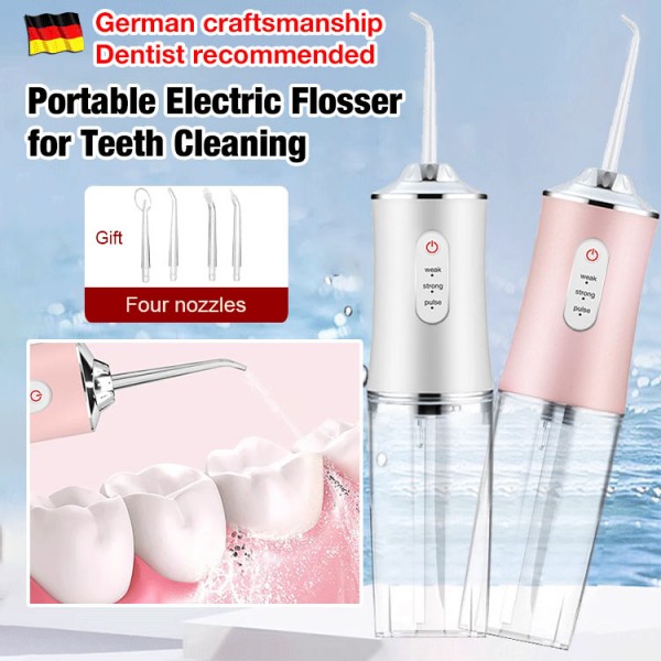 Portable Electric Flosser for Teeth Clea..