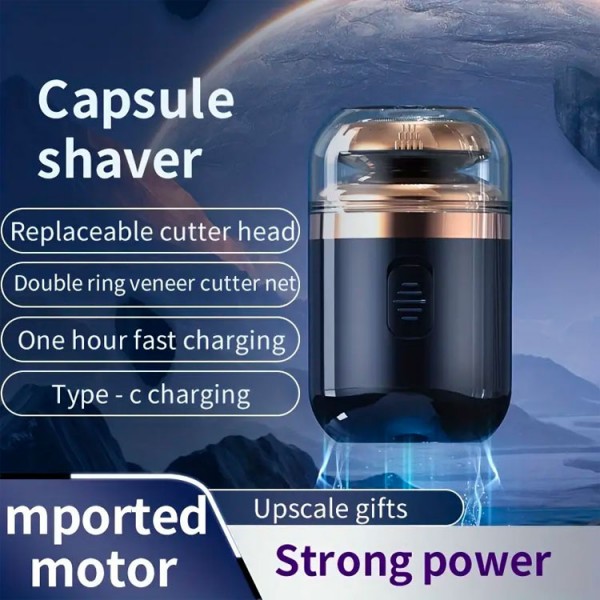 Portable multifunctional capsule shave