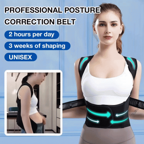 Professional posture correction belt