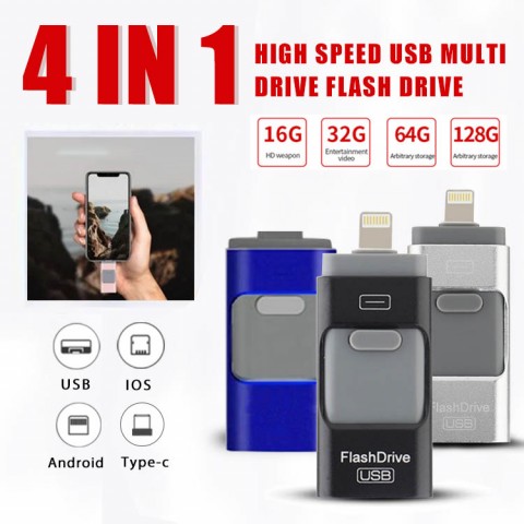 4 In 1 High Speed USB Multi Drive Flash Drive 