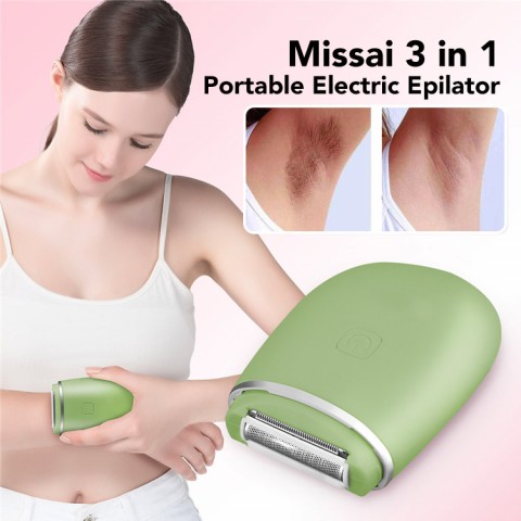 3 in 1 Portable Washable Painless Electric Epilator