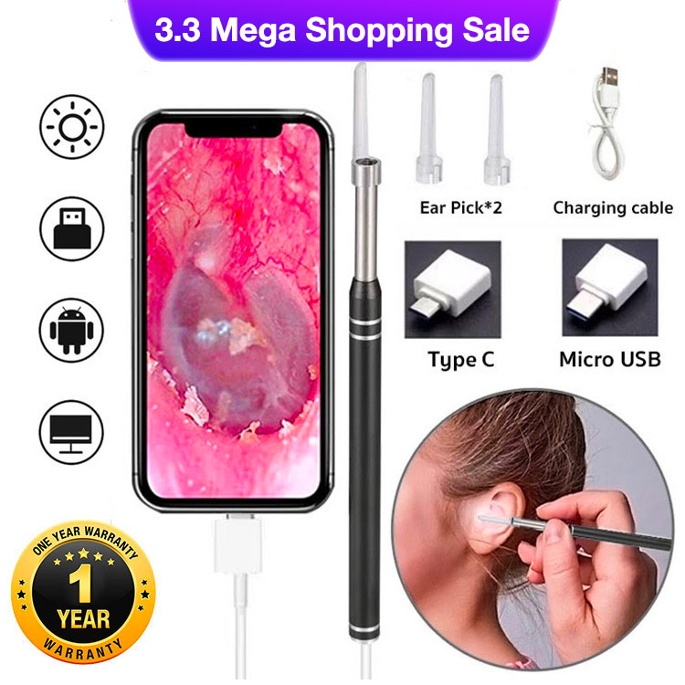 3.3 Mega Shopping Sale Smart HD Camera Visual Ear Cleaner Avoid ear