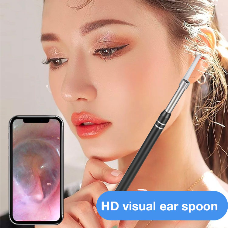 Wifi Smart Visual Ear Cleaner - Avoid ear canal damage, otitis externa, tympanic membrane perforation, hearing loss - Silicone ear picks, not hurting ears!