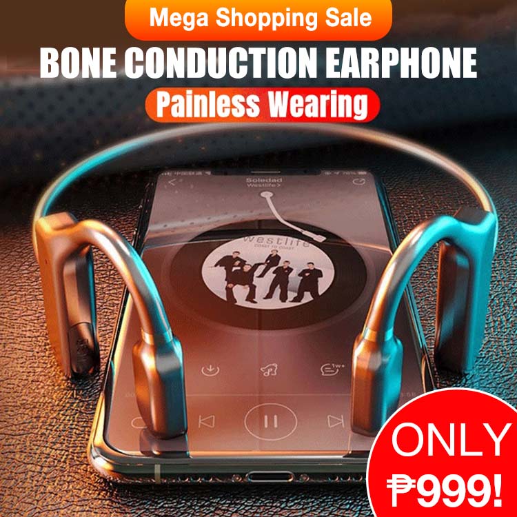 Safe and comfortable bone conduction headphones -Bass upgrade for better listening and better ear protection