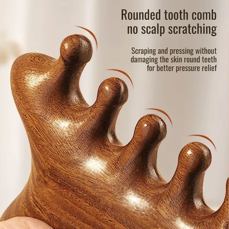 Easter promo- Head Eye Scalp Unblocking Meridian Massage Comb 4in1- Japanese imported technology-FDA Certification-Clear the meridians - Relieve head and eye fatigue - Ergonomic design - Natural materials