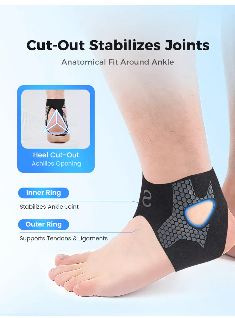 Elastic Ankle Brace - Side View