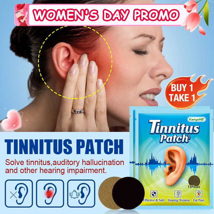 Womens Day Promo Buy 1 Take 1 - Tinnitus and hearing loss patches - Solve tinnitus, auditory hallucinationand other hearing impairment!