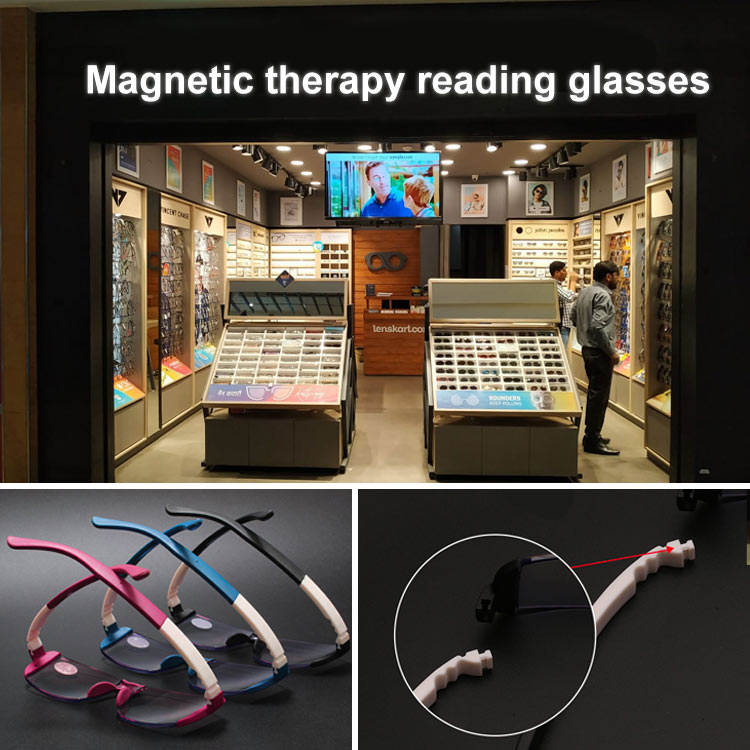 99 Super Shopping Day Sales - Instant discount of 600 pesos - New Magnetic Therapy Reading Glasses -One Year Warranty-Free glasses case and glasses cloth