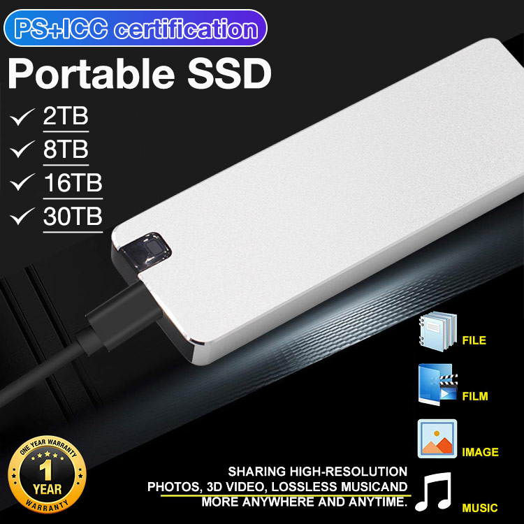 Mid-Year Great Sale Buy now to save 100pesos -One-year warranty - New Upgraded Portable SSD - Plug and Play. Up to 30TB. Lighting speed