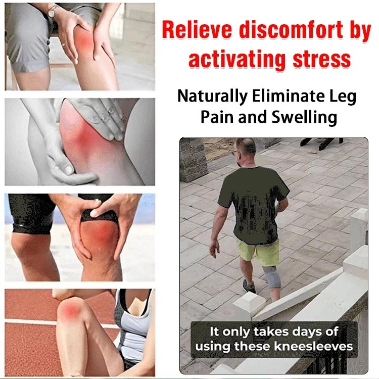 Easter promo-Second set for ₱299-Bamboo Compression Knee Sleeve-Recovers damage and promotes blood circulation-Say Goodbye to Knee Pain for Good!