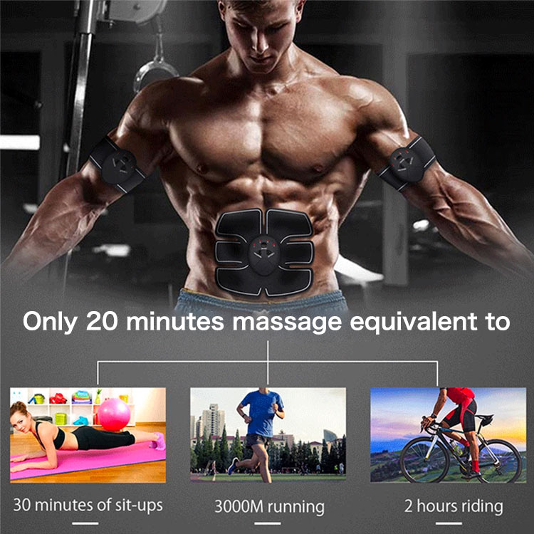 EMS Waist Massager with Heating Pad and 5 Modes