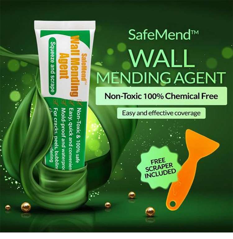 WALL MENDING AGENTNonToxic and 100 safe.Use it for a variety of