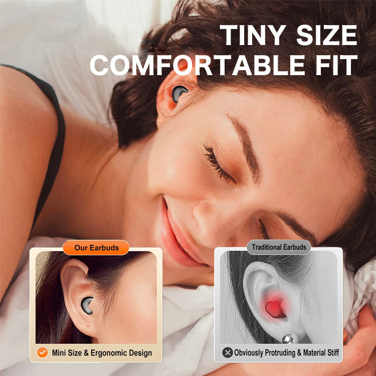 Marys Month promotions-One Year Quality Guarantee-German import Invisible Sleep Wireless Earphone-HIFI Sound Quality. Intelligent high-definition noise reduction call
