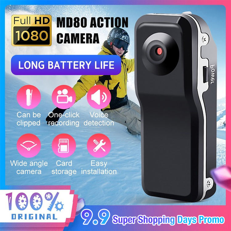 New Year Promo ₱200 Off - 2024 New Upgrade Portable Sports Camera - Record anytime, anywhere. 1 year warranty. Free shipping from Manila