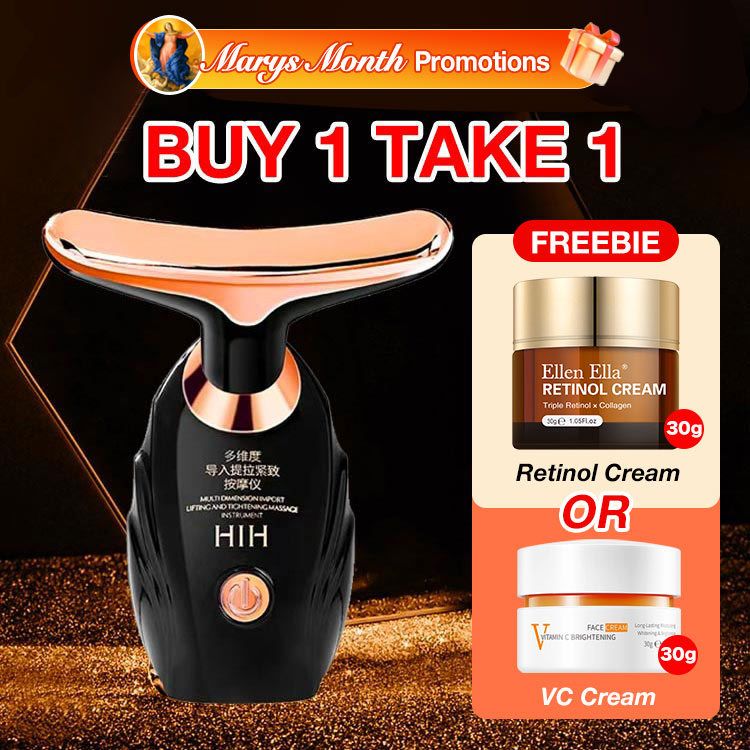 Marys Month promotions - 100% legit,one year warranty-Skin Lifting & Firming Massage Wrinkle Remove V Face Therapy Beauty Device-Buy Now Get Free Matching Cream