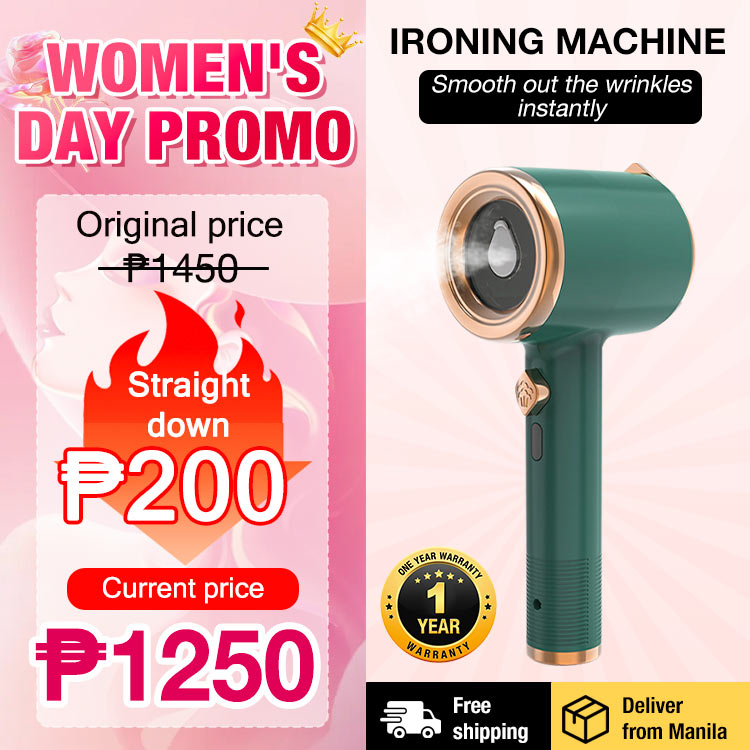 Womens Day Promo 45% OFF One year warranty - New professional mini ironing machine-Remove wrinkle within 3 seconds,Clothes restored to like new